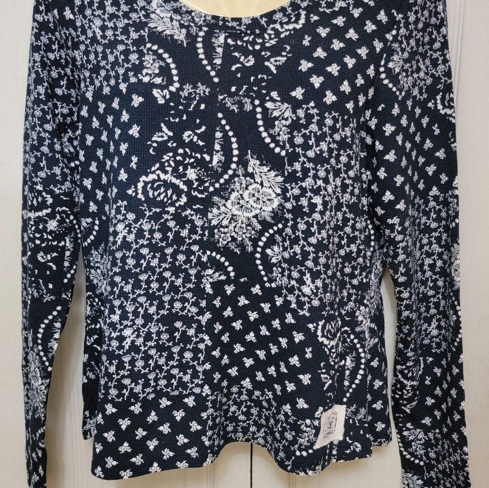 Lucky Brand Jeans thermal women's top XL NWT - Picture 5 of 6